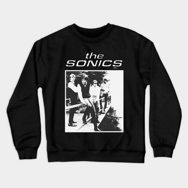 The sonics Classic B&W Crewneck Sweatshirt by The Inspire Cafe